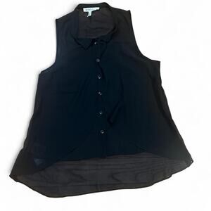 Black sheer bcbgeneration blouse